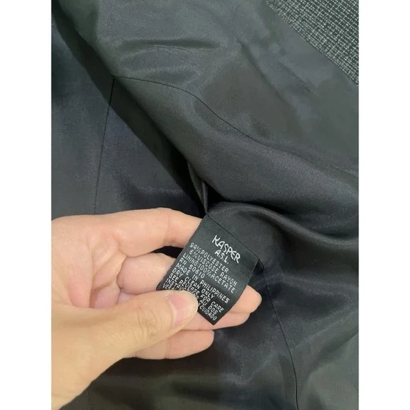 Kasper Black Tailored Blazer Professional Suit Jacket - Picture 11 of 16